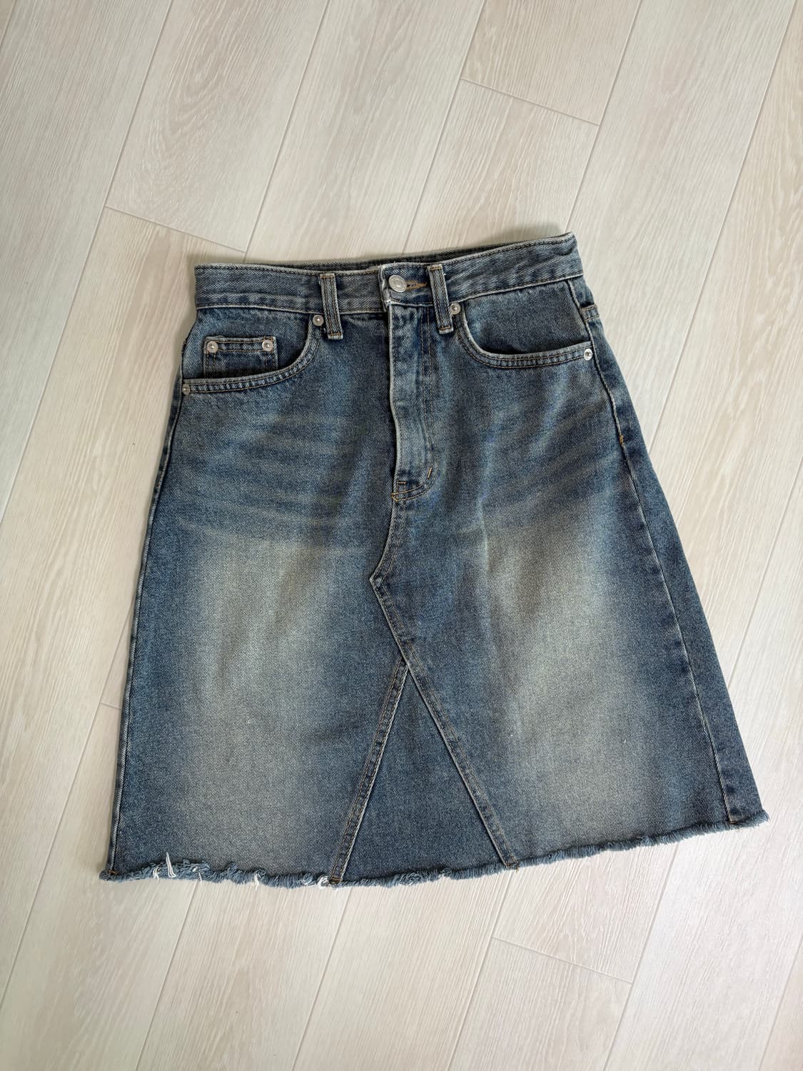 Midi denim skirt ⋆ 상품이미지1