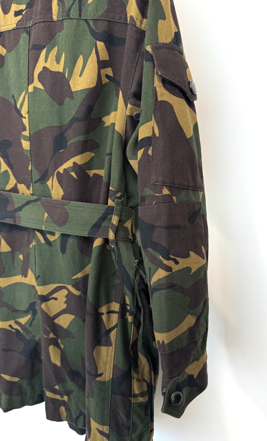 BURBERRY BRIT 버버리 브릿 카모플라주 패턴 벨티드 코트 40 상품이미지4