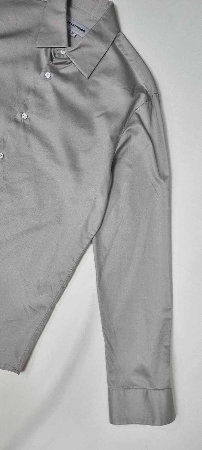 솔리드옴므 그레이 셔츠 L _ 남성, 실측확인 상품이미지4