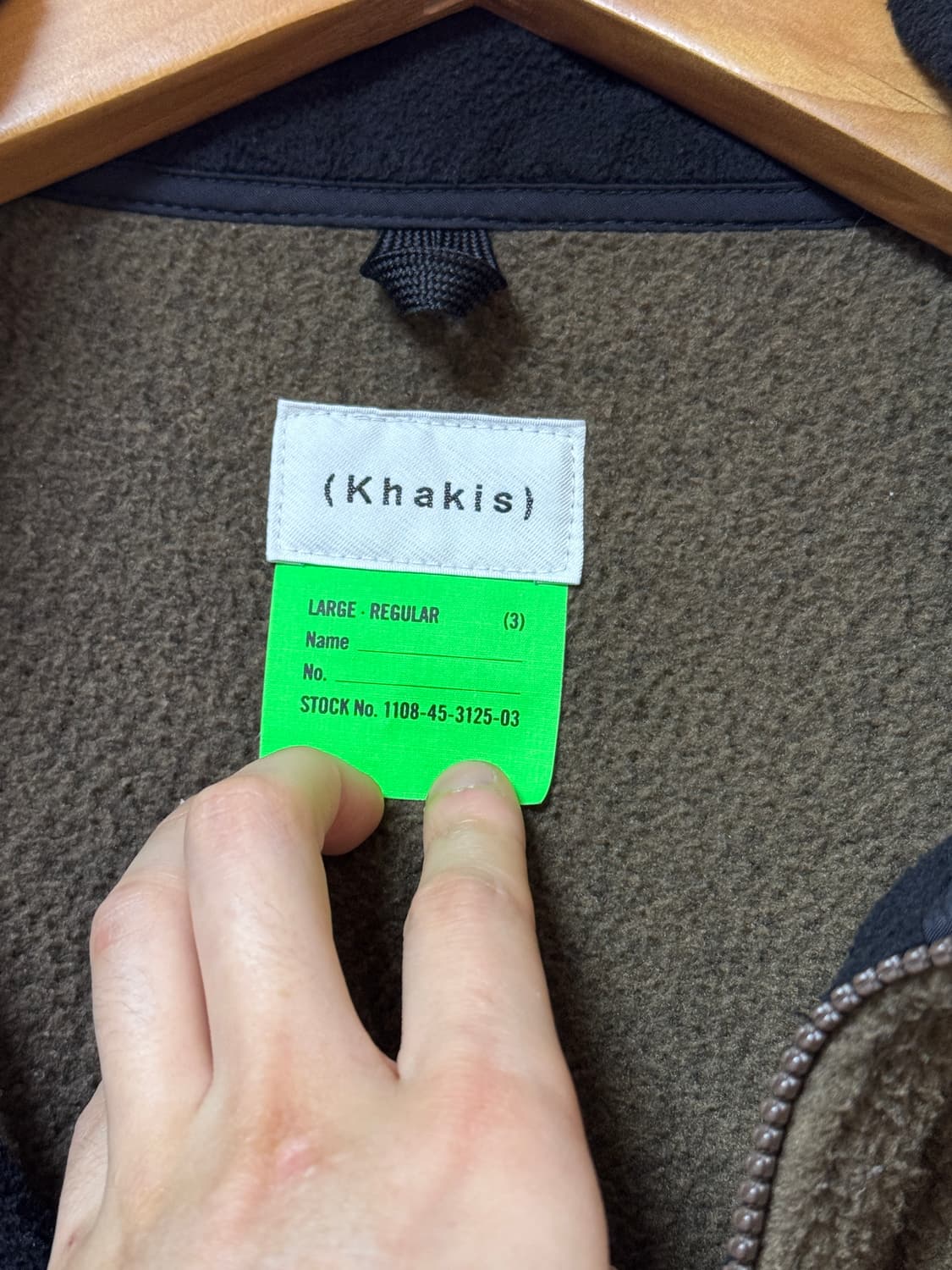 카키스 쉐르파 하프 집 풀오버 브라운 L 상품이미지3