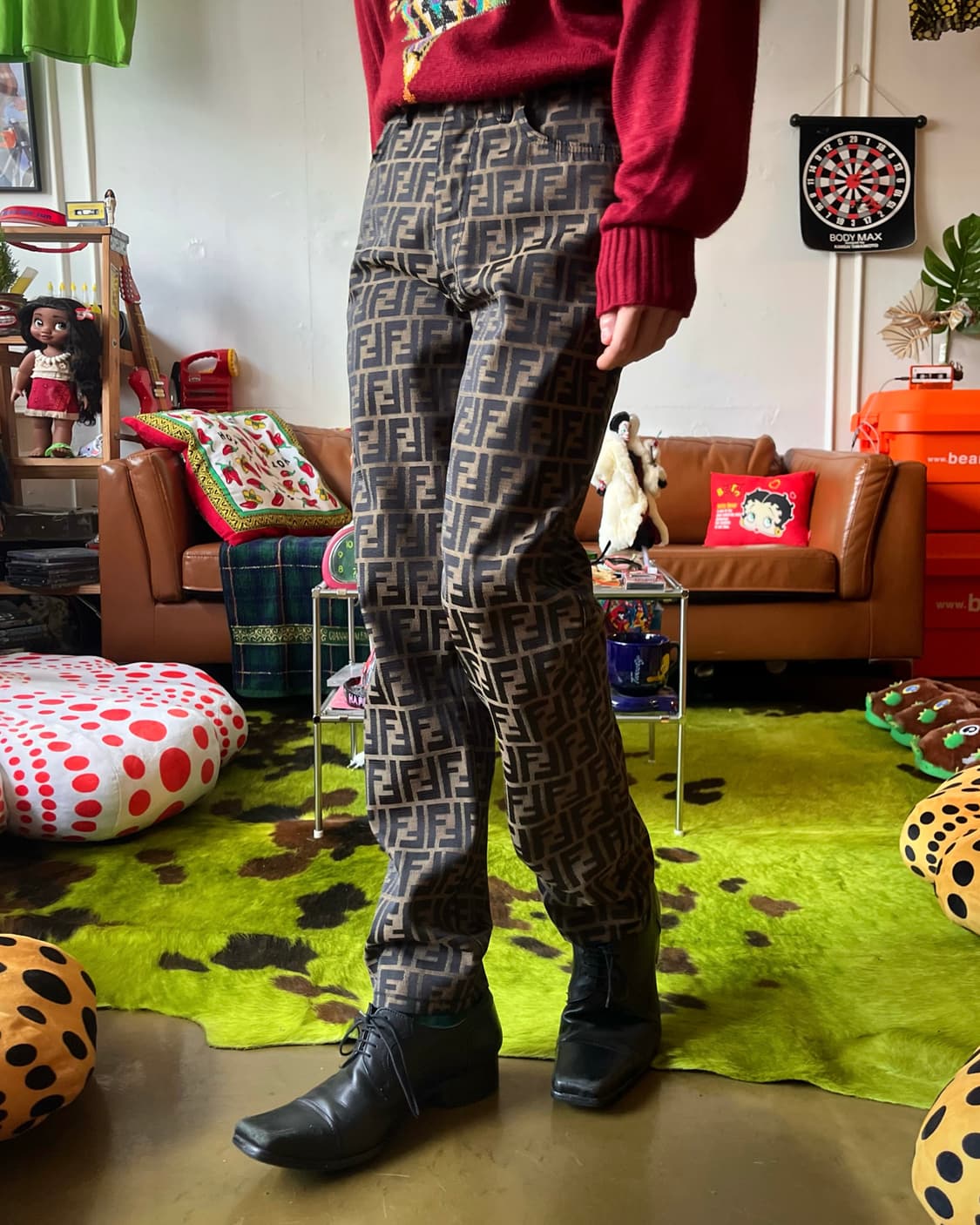 1990s FENDI Old Zucca Pattern Trouser 상품이미지2