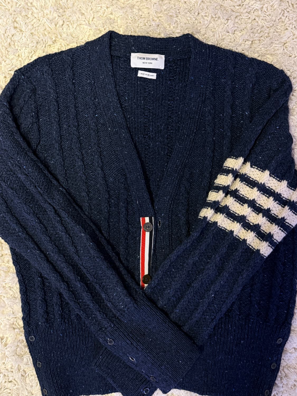[4] 톰브라운 케이블 가디건 새상품 상품이미지4