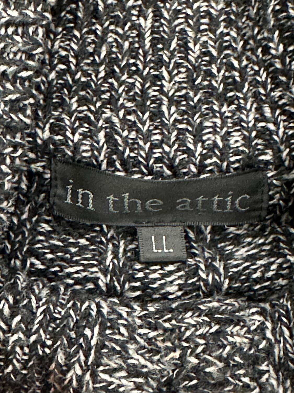 XL)in the attic 빈티지 보카시 버튼 니트 가디건 상품이미지6