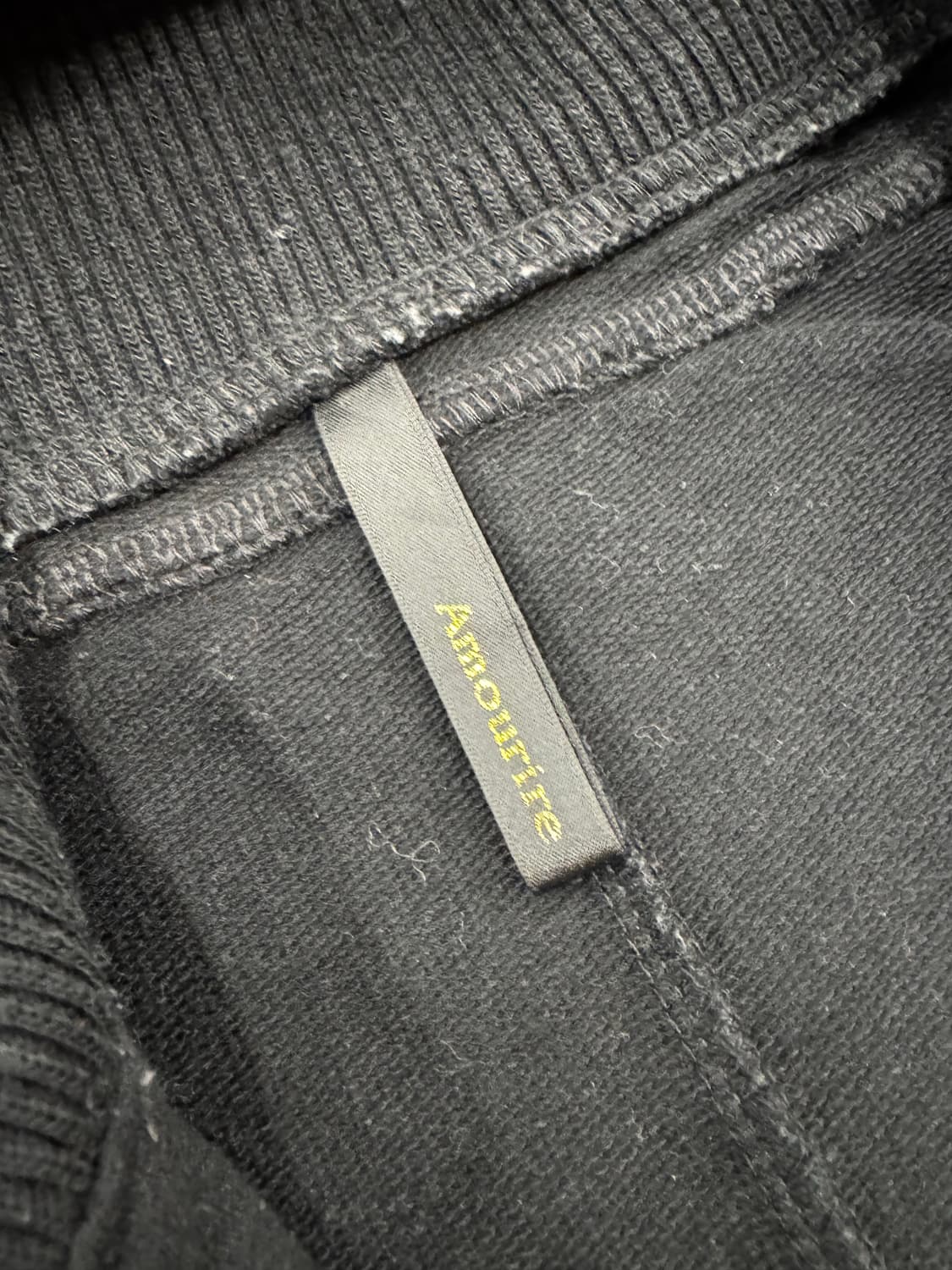 LL)Amourine 빈티지 Y2K 블랙 여성 후드 집업 자켓 상품이미지4