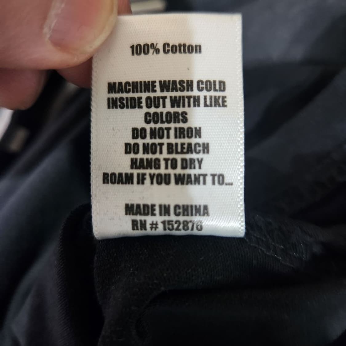 [남XL]플레져 블랙 라운드 티셔츠[Y62-055] 상품이미지8