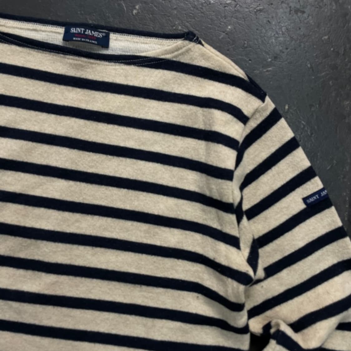 90 세인트제임스 단가라 니트 상품이미지2