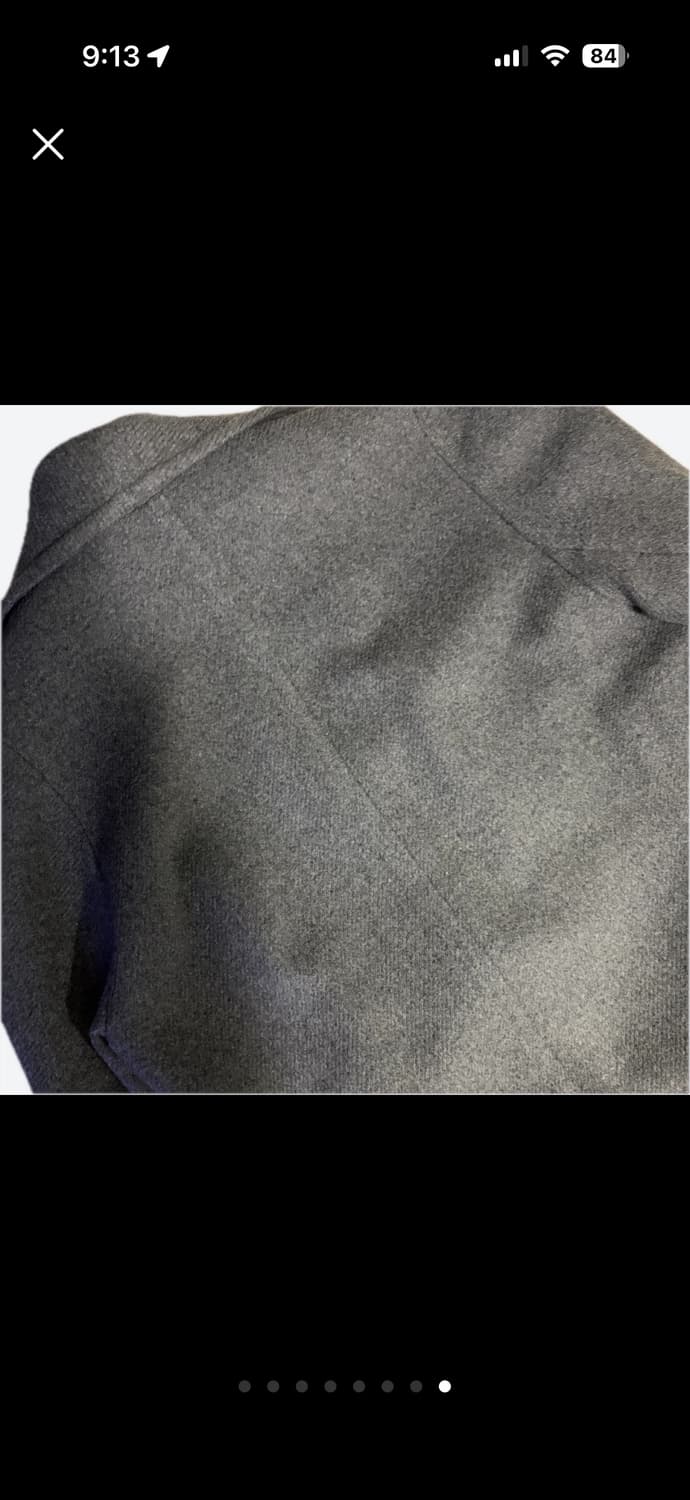 스테파넬 회색 울 코트 상품이미지8