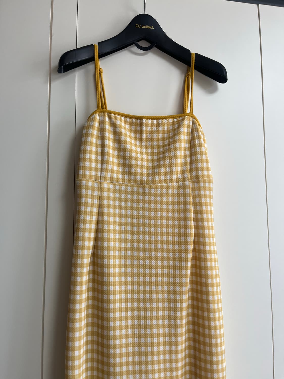 Surfea 옐로우 체크 원피스s 상품이미지3