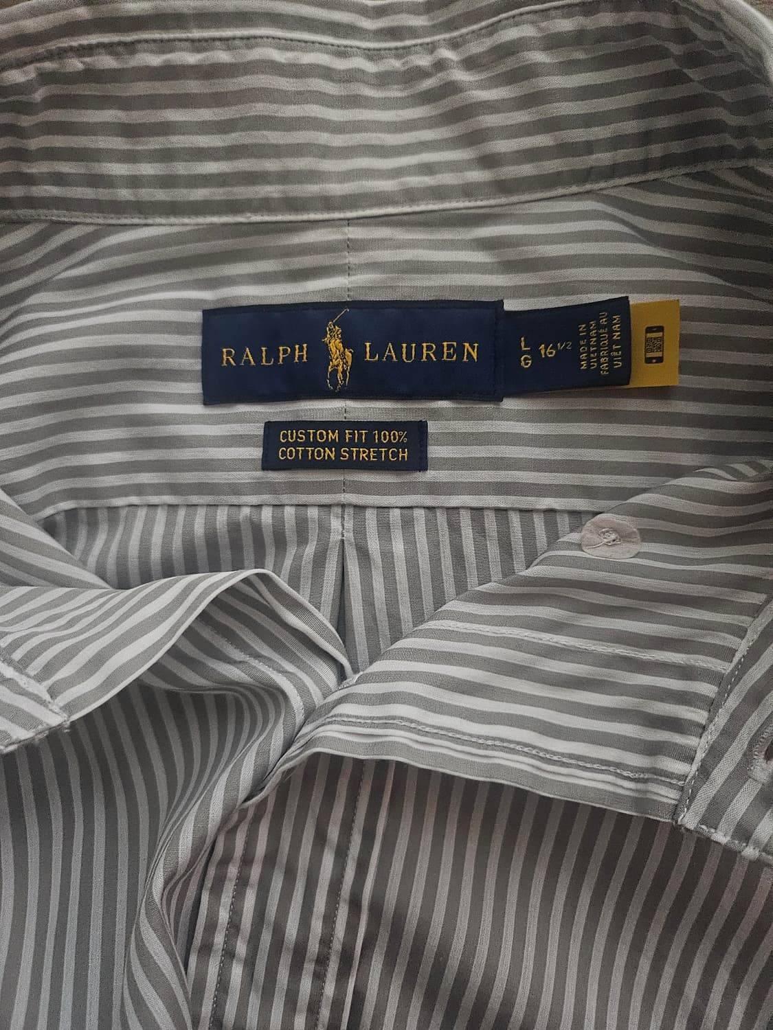 [거의 새것] 폴로 랄프로렌 커스텀 포플린 셔츠 남방 L 상품이미지2