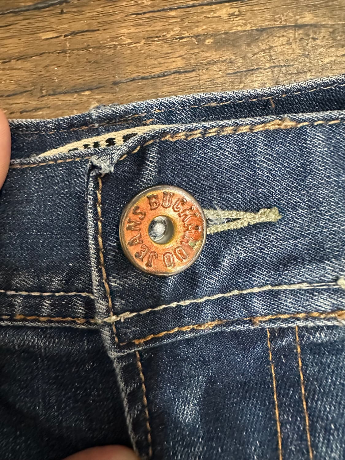 버커루진스 34사이즈 빈티지 워싱 데님 상품이미지5