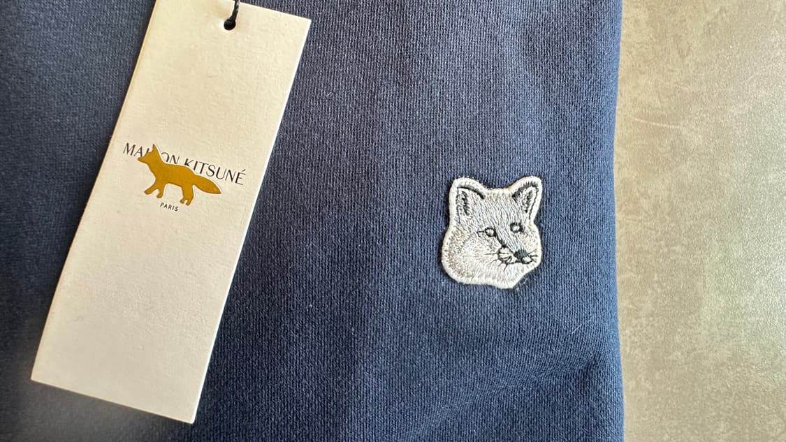 (새상품) 메종키츠네 그레이 폭스 헤드 기모 맨투맨  상품이미지6