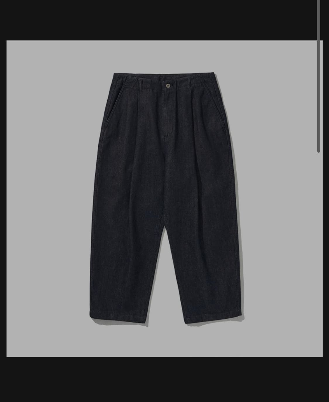 히즈핸더 와이드 테이퍼드 데님 1사이즈 상품이미지1