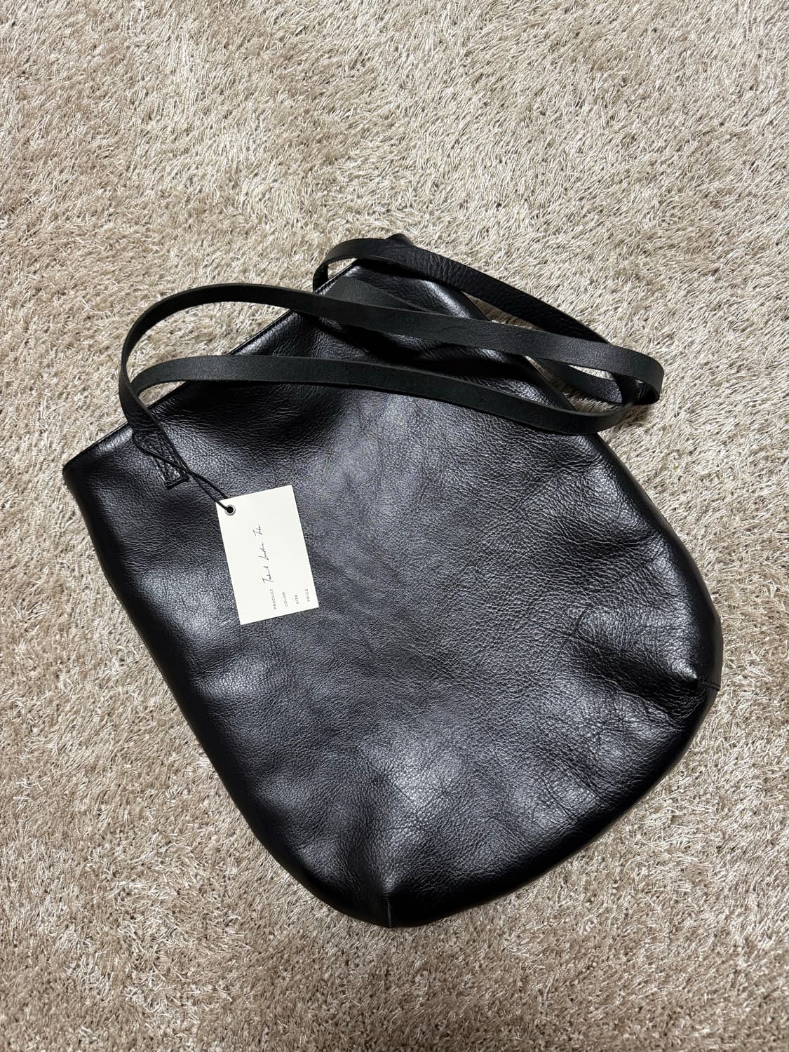 [OS] textured leather tote bag 상품이미지2