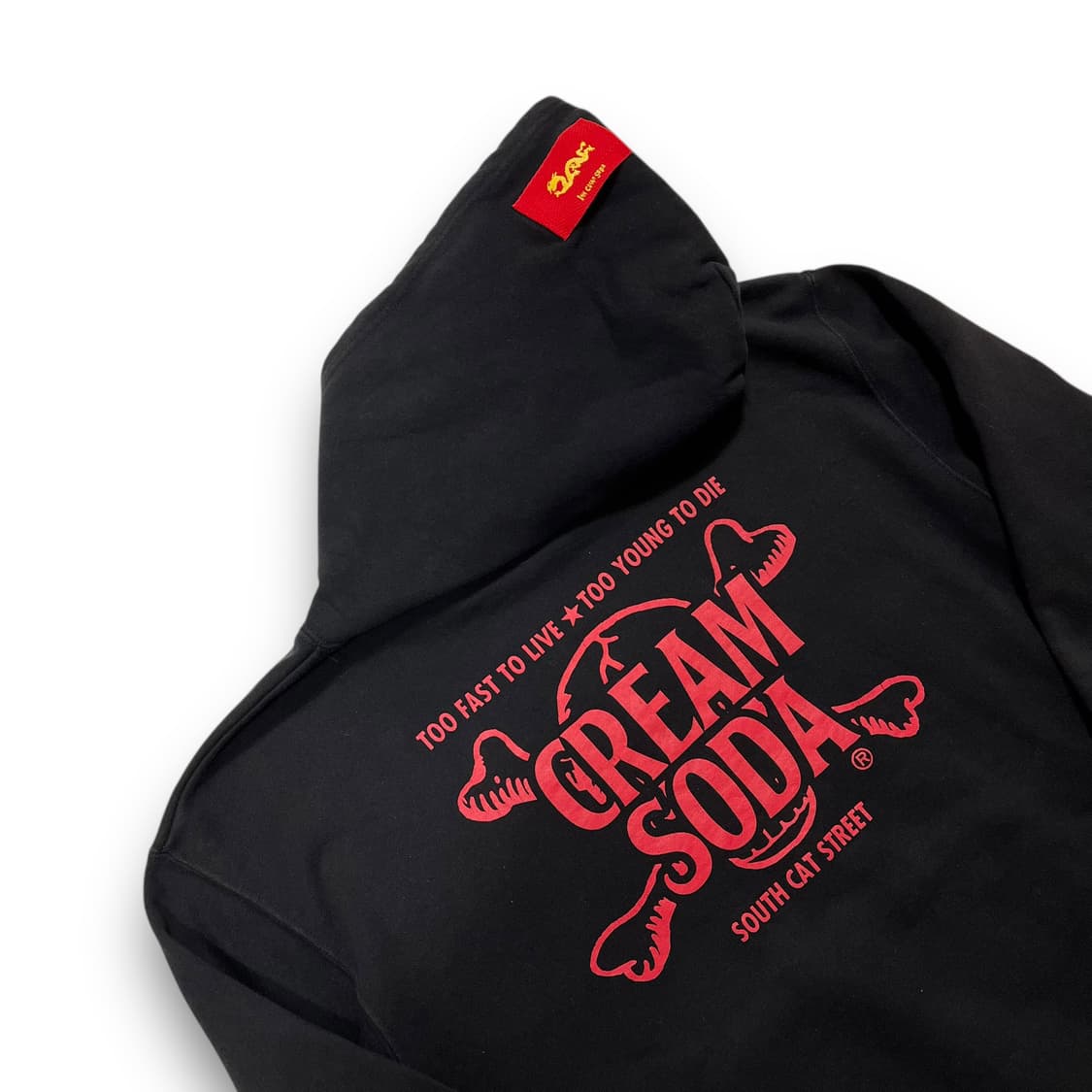 크림 소다 00s 사우스 캣 스트릿 스컬 로고 다크 후디 상품이미지6
