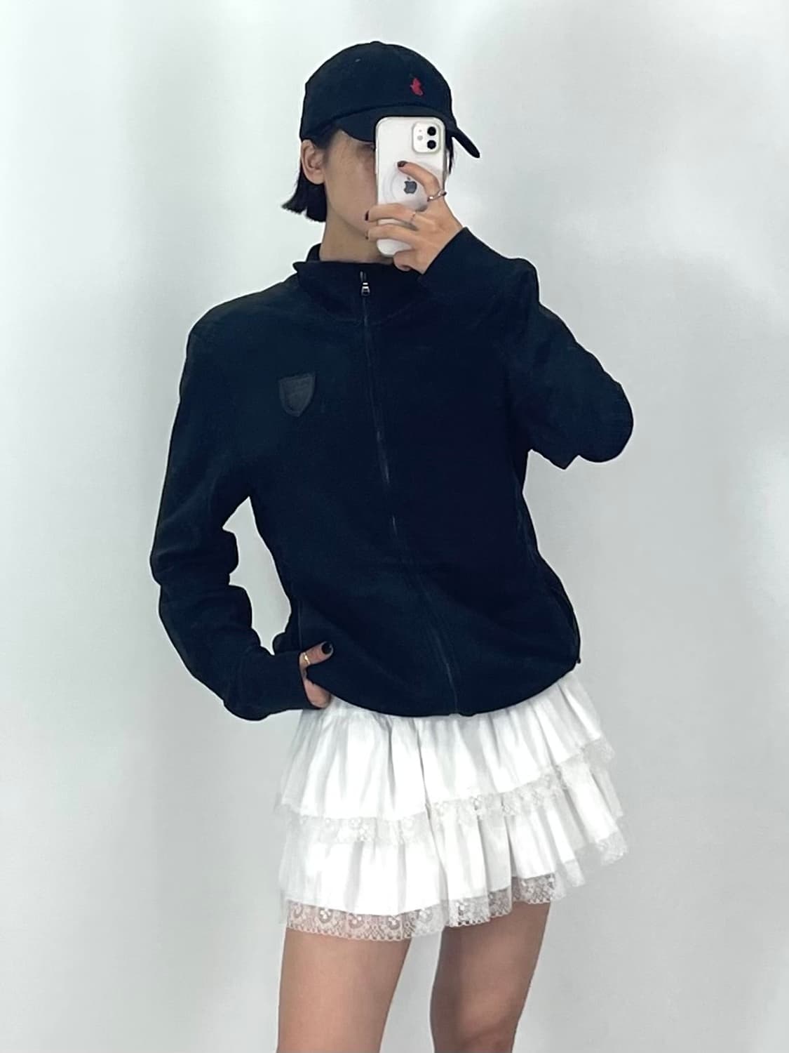 [L]폴로 블랙 여성 집업소소CH776 상품이미지1