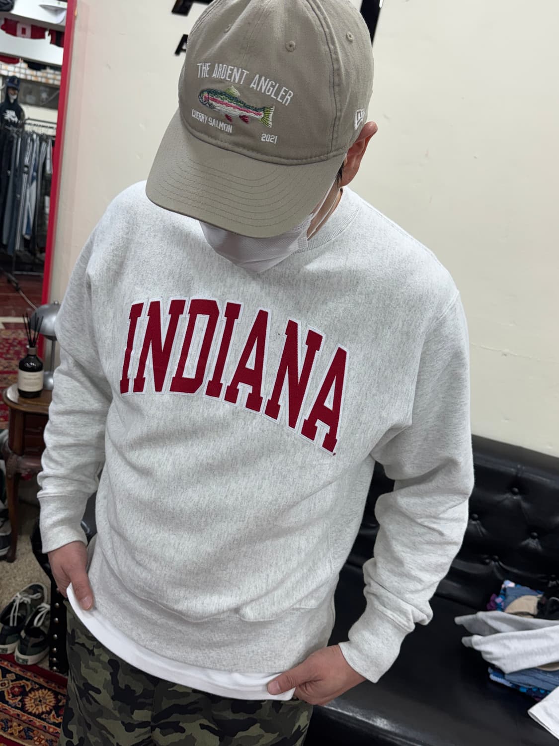 챔피온 인디애나 리버스 위브 스웻셔츠 M 상품이미지2