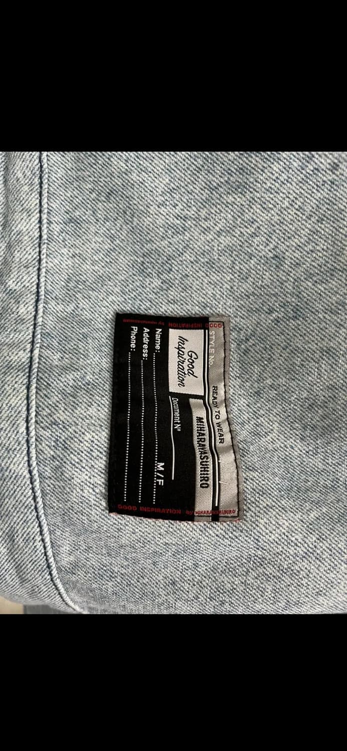 (XXL,2XL) GU 미하라 야스히로 데님자켓 / mihara 상품이미지4