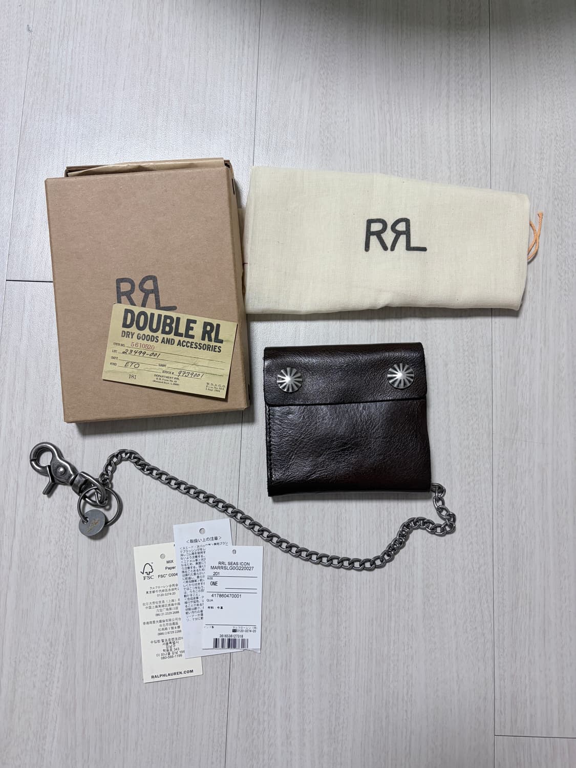 rrl  콘초지갑 상품이미지1