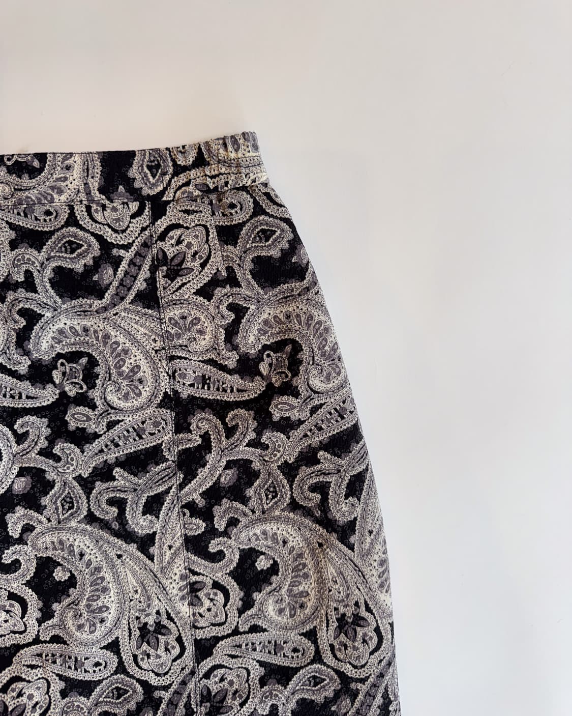 Paisley Pattern H-Line Skirt 상품이미지3
