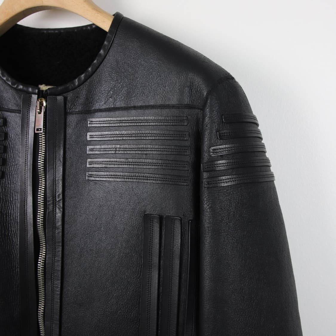 50 / Rick Owens 릭오웬스 레더 장식 가죽 무스탕 상품이미지5