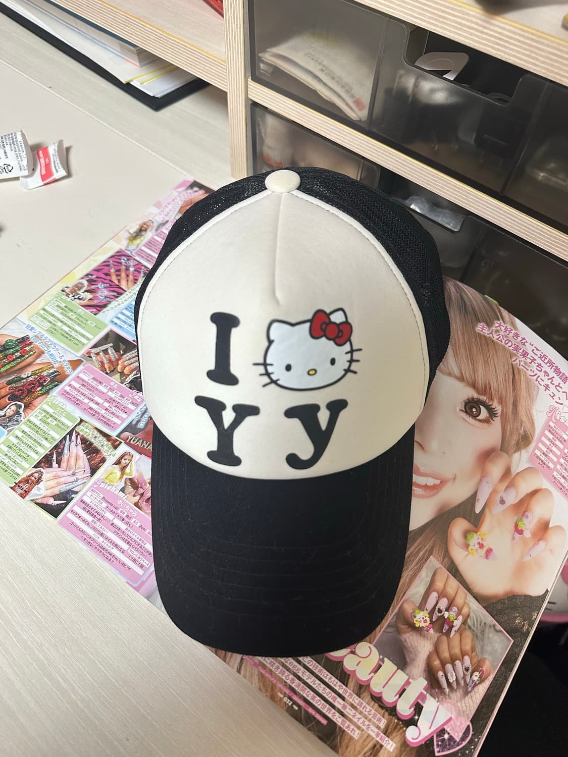 open yy 오픈 와이와이 헬로키티 볼캡 상품이미지2