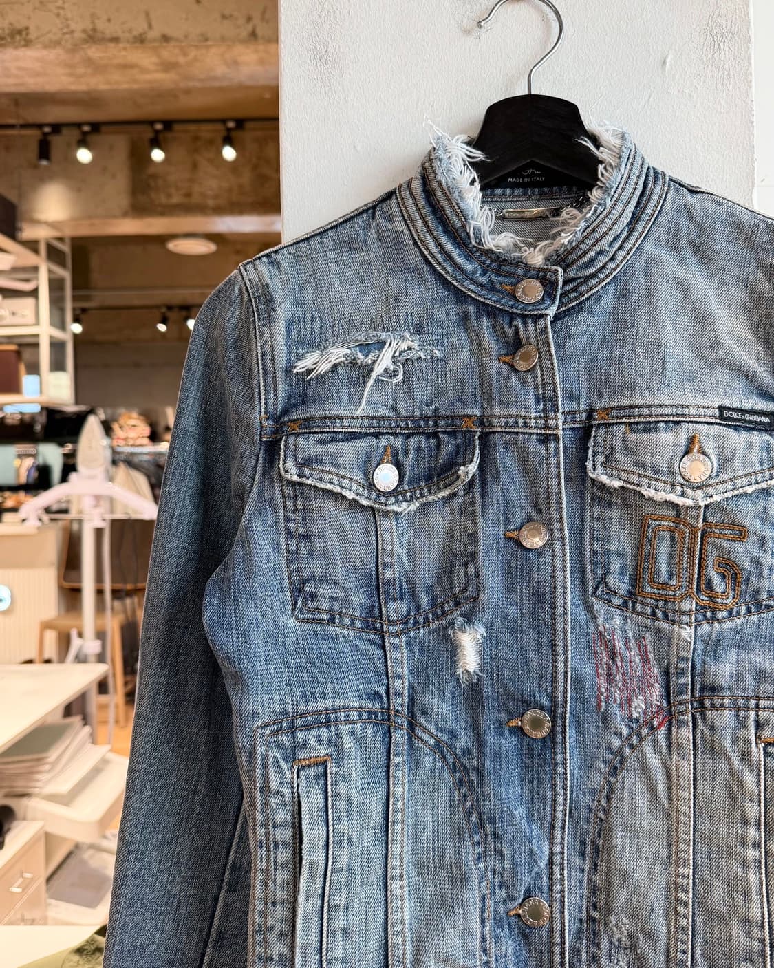 돌체앤가바나 데님 디스트로이드 자켓  상품이미지4
