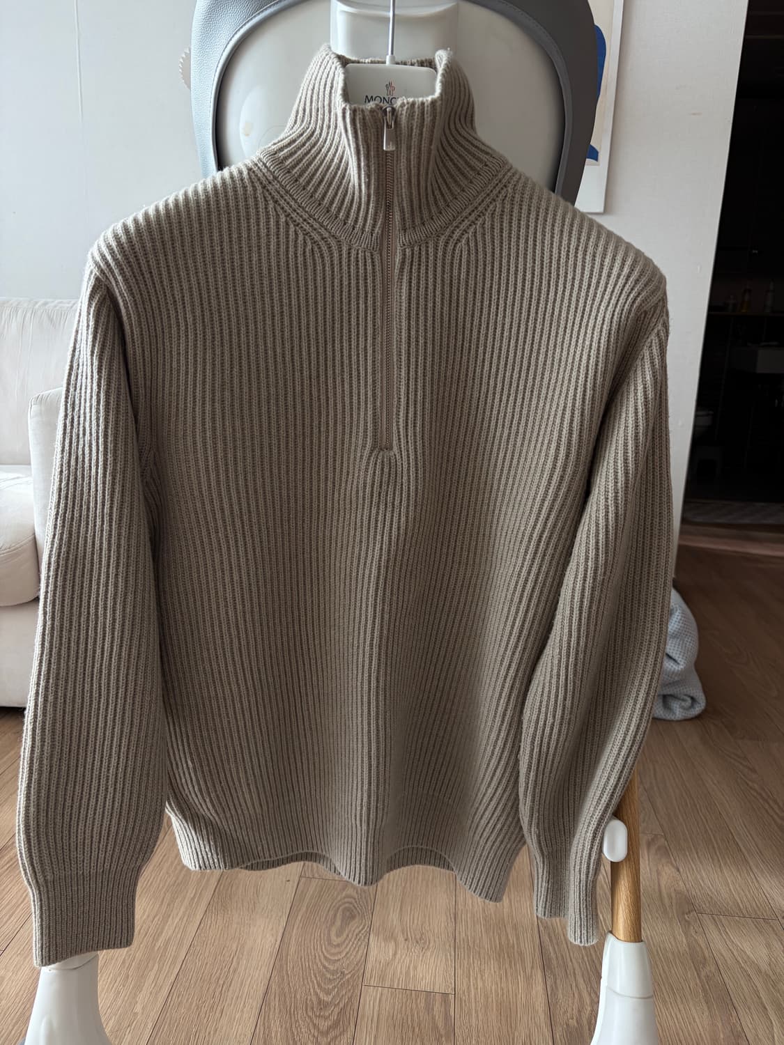 [M] 인더로우 하프집업 니트 상품이미지2