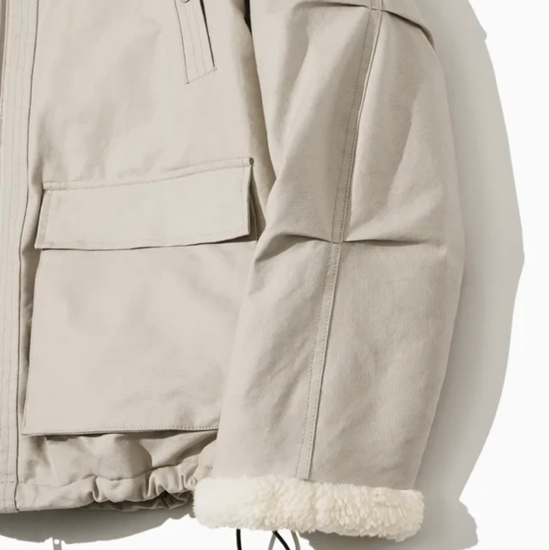 3M 신슐레이트 보아 플리스 무톤 자켓 베이지 상품이미지8