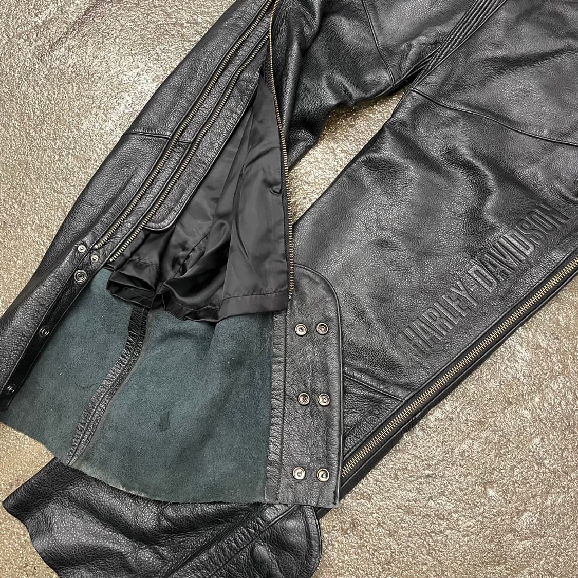 할리데이비슨 가죽 챕스 (34-38“) 상품이미지3