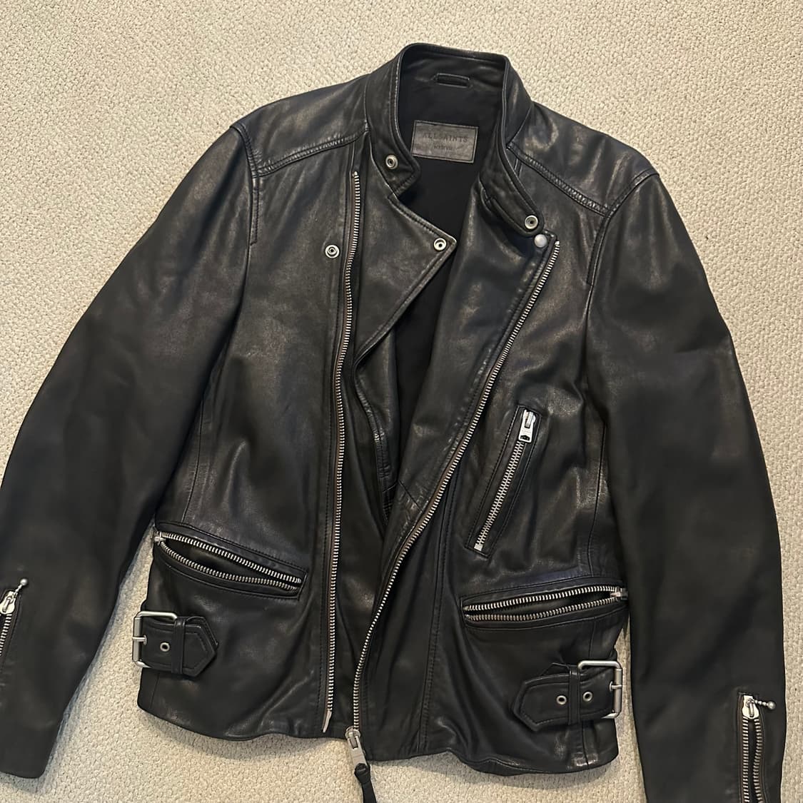 올세인츠 AllSaints 양가죽 라이더 자켓 상품이미지4