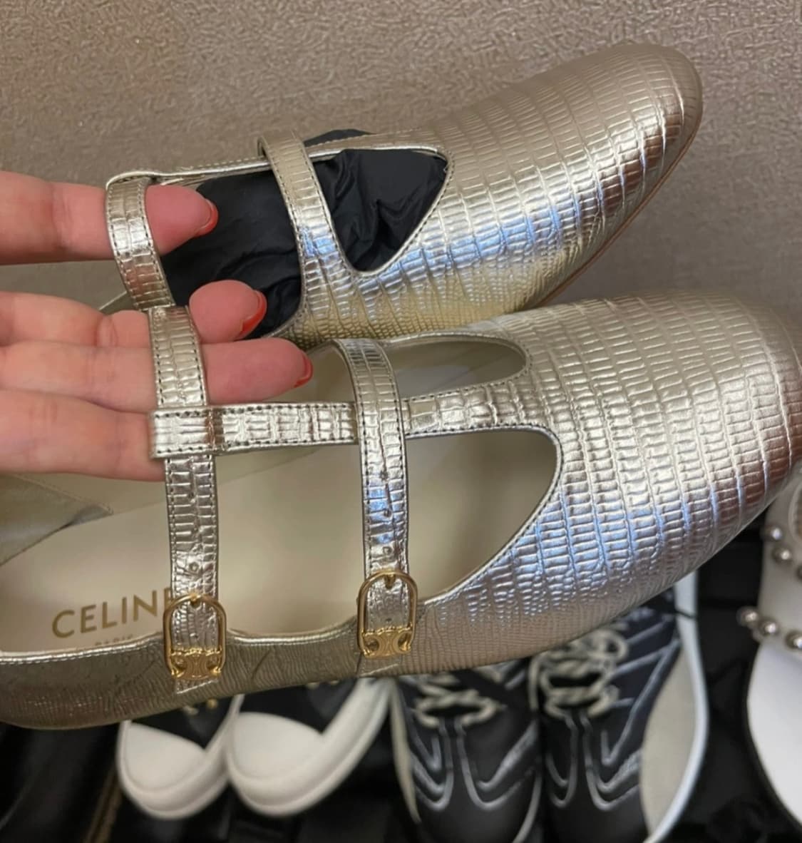 셀린느 메리제인 펌프스 37.5 (새상품) 상품이미지1