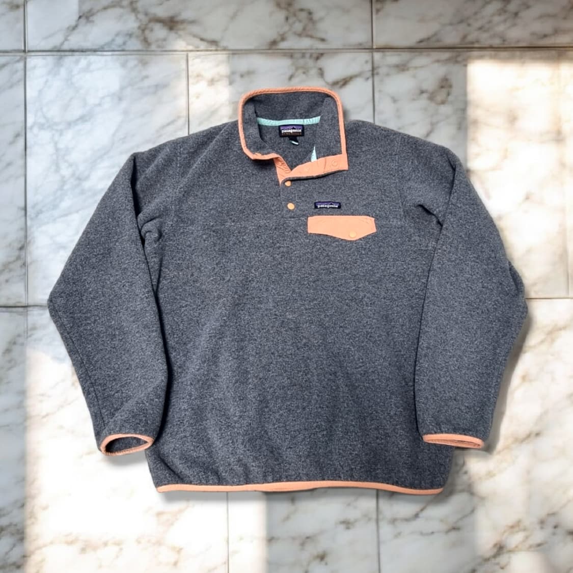 맨즈L) 파타고니아 신칠라 그레이 남자 플리스 상품이미지1
