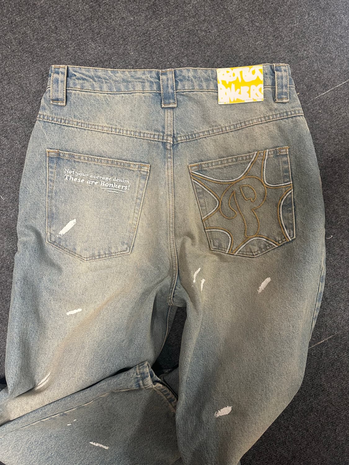 Protect.ldn 페인팅 데님팬츠 상품이미지3