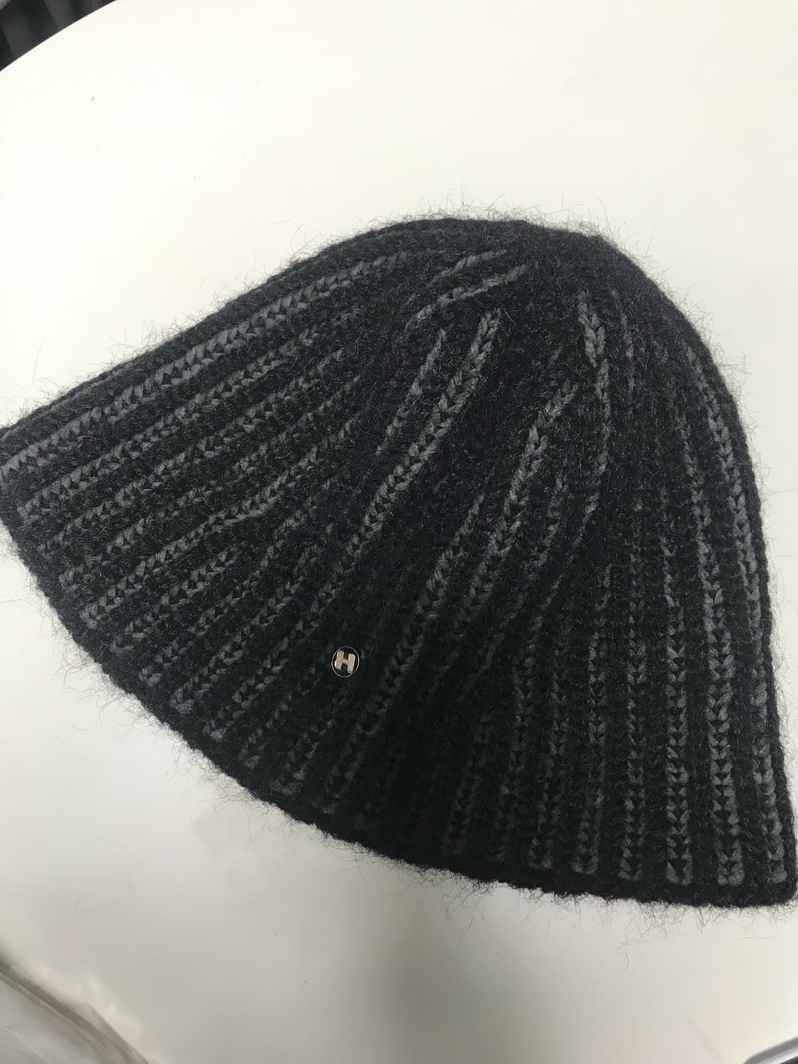 하이스쿨디스코 울 뱃지 니트 버킷햇 상품이미지3