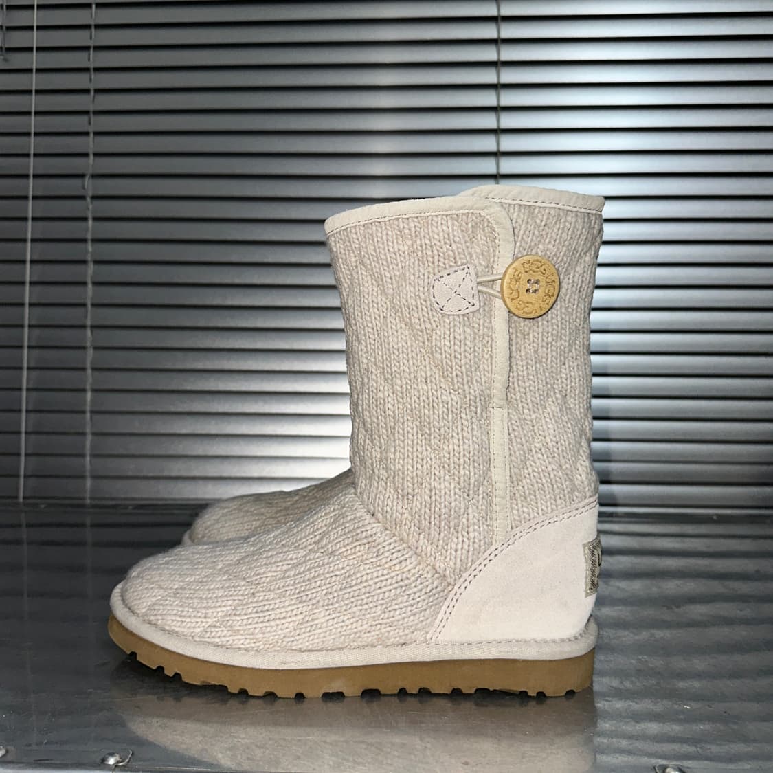 00s 니트 숏 어그 부츠 상품이미지2