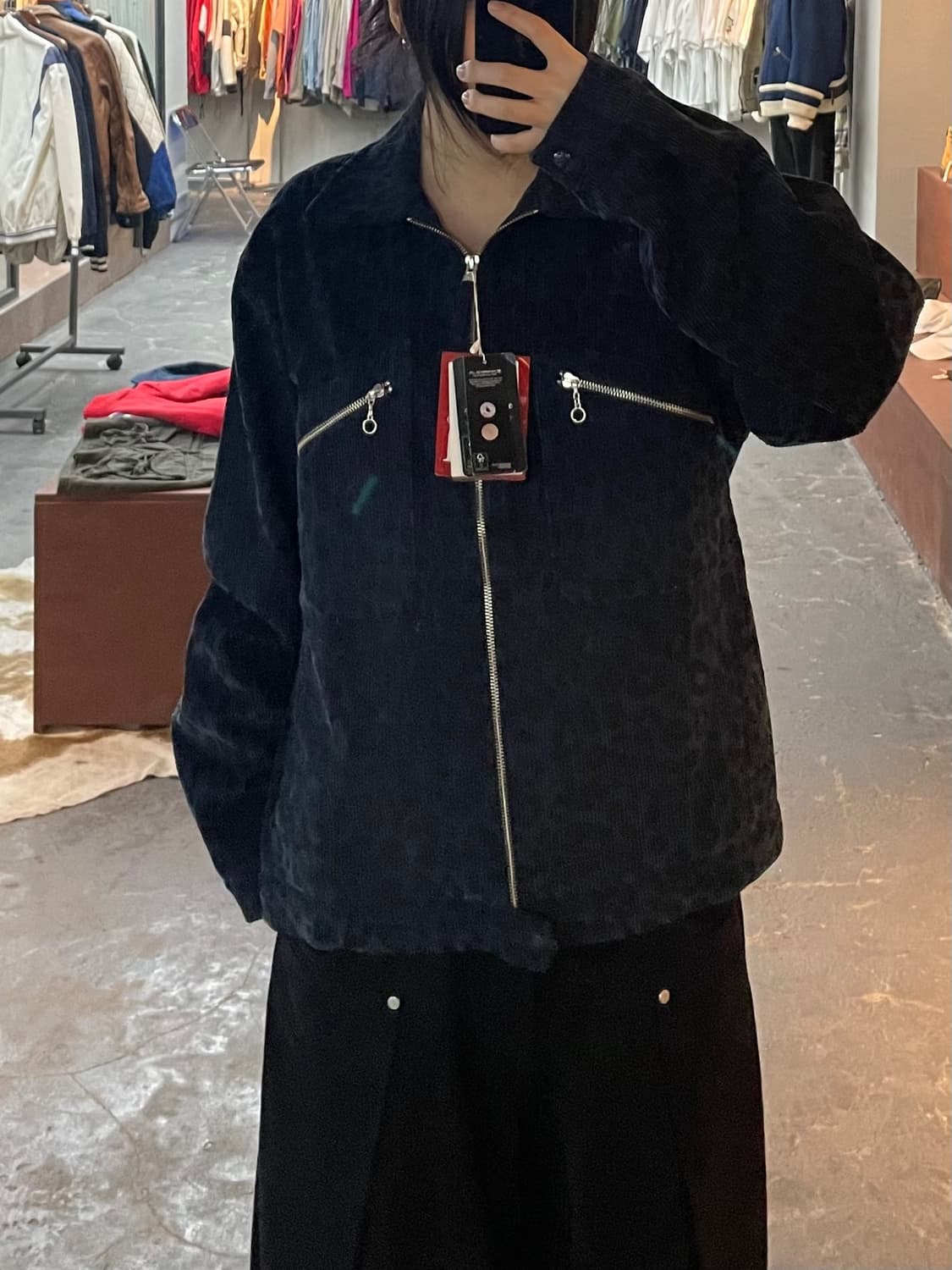 페치 코듀로이 레오파드 워크 자켓 H2289 상품이미지1