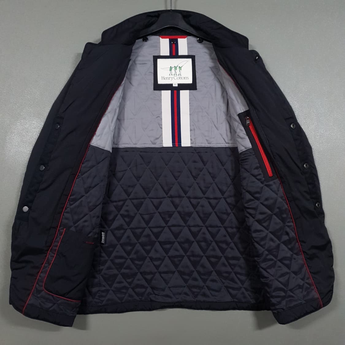 L) 헨리코튼 3M 신슐레이트 스트레치 포켓 패딩 자켓 블랙 100 상품이미지8