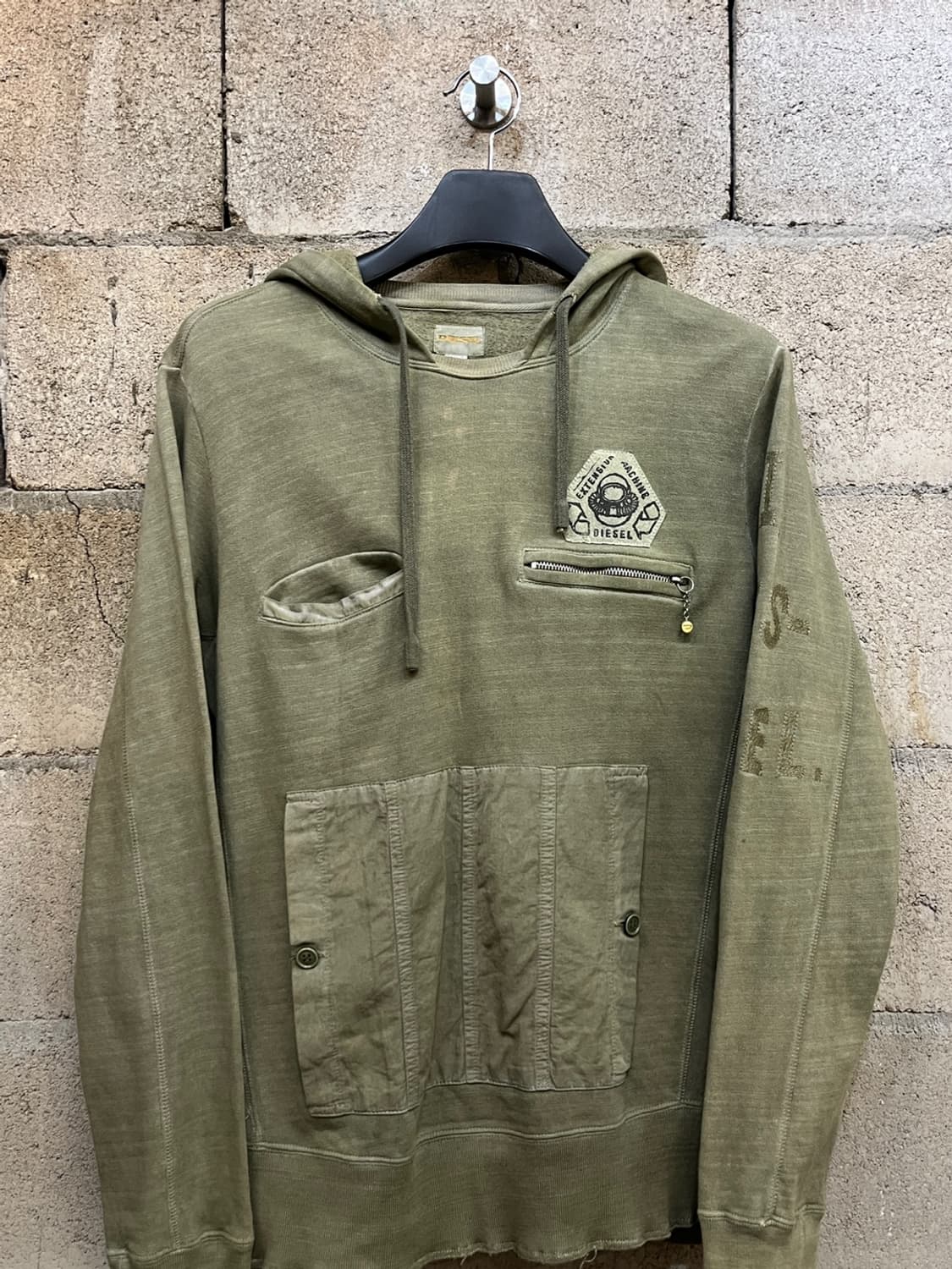 디젤 밀리터리 후디 상품이미지2