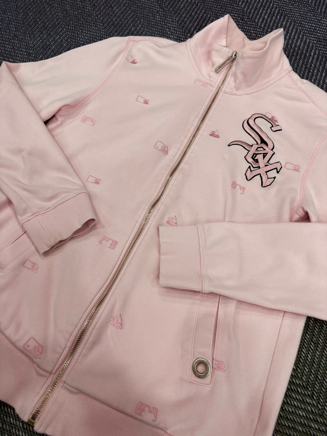 mlb 엠엘비 집업 핑크 상품이미지4