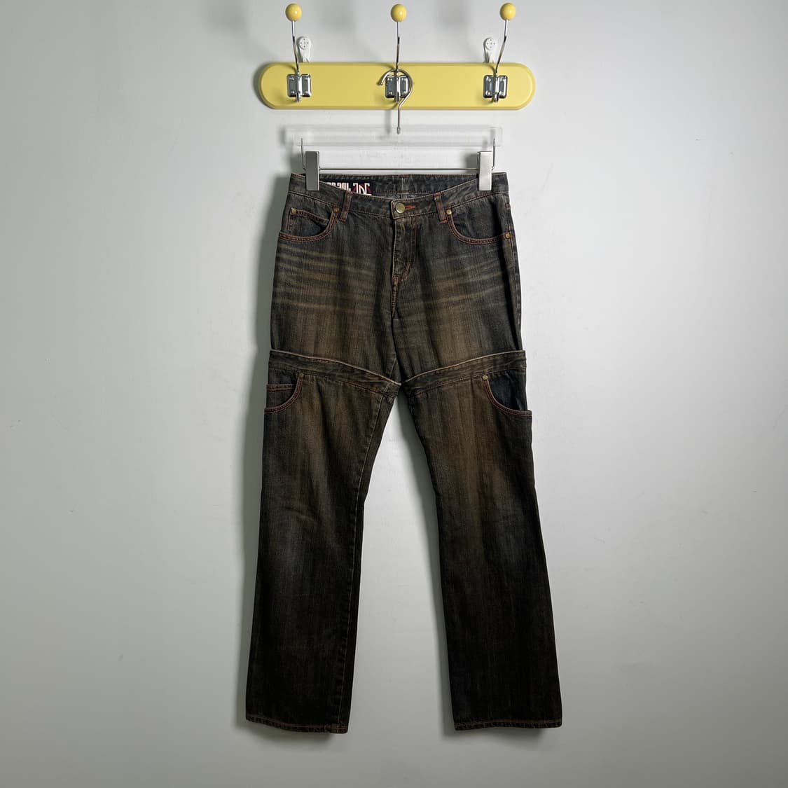 장 폴 고티에 더블 로우 웨이스트 멀티 포켓 데님 팬츠 38 상품이미지1