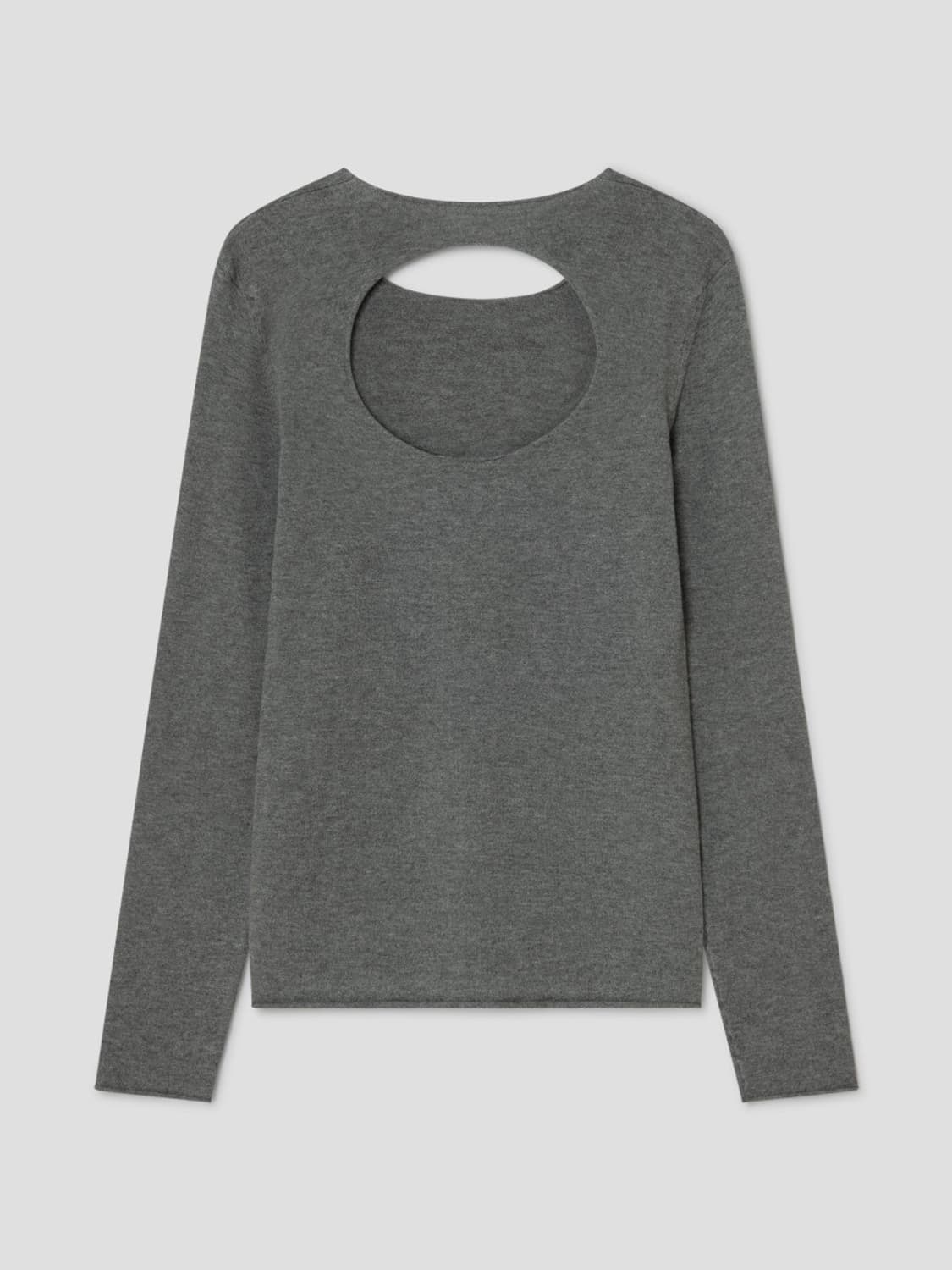 [XS,S,M]기마구아스 GIN 오픈 니트/그레이 상품이미지8