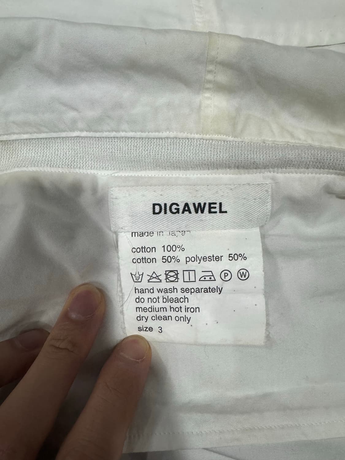 DIGAWEL HOODED SHIRT 상품이미지5