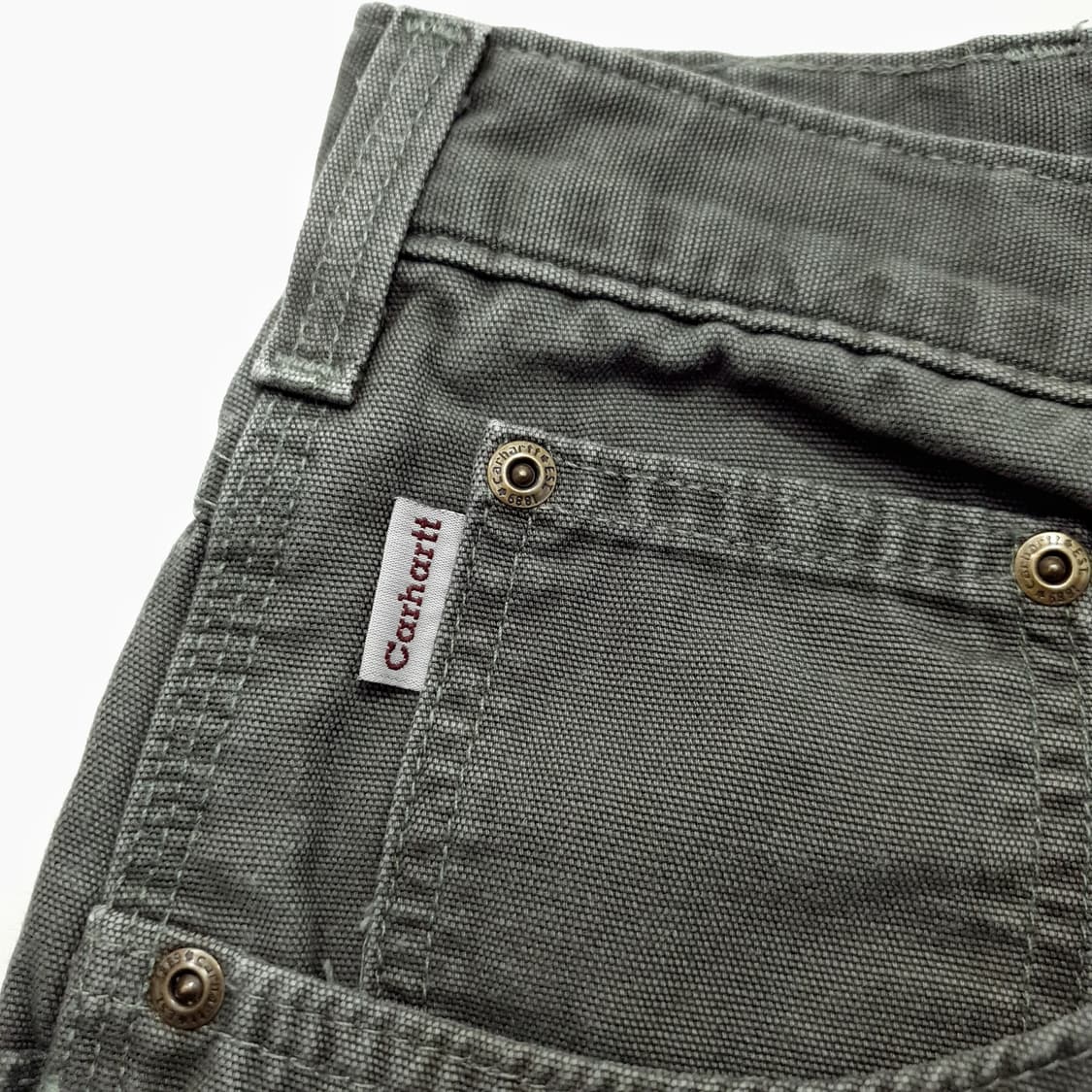 칼하트 더블니 모스그린 b188 34~36 루즈핏 경량버전 상품이미지7