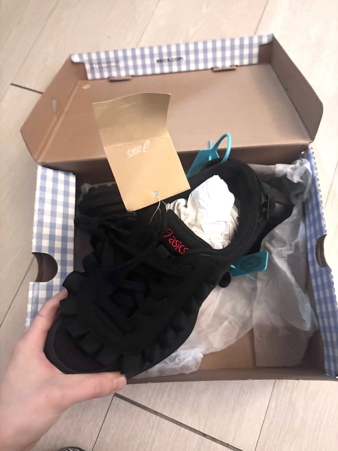 아식스 x 슈슈통 타사 SC 플러스 블랙 상품이미지3