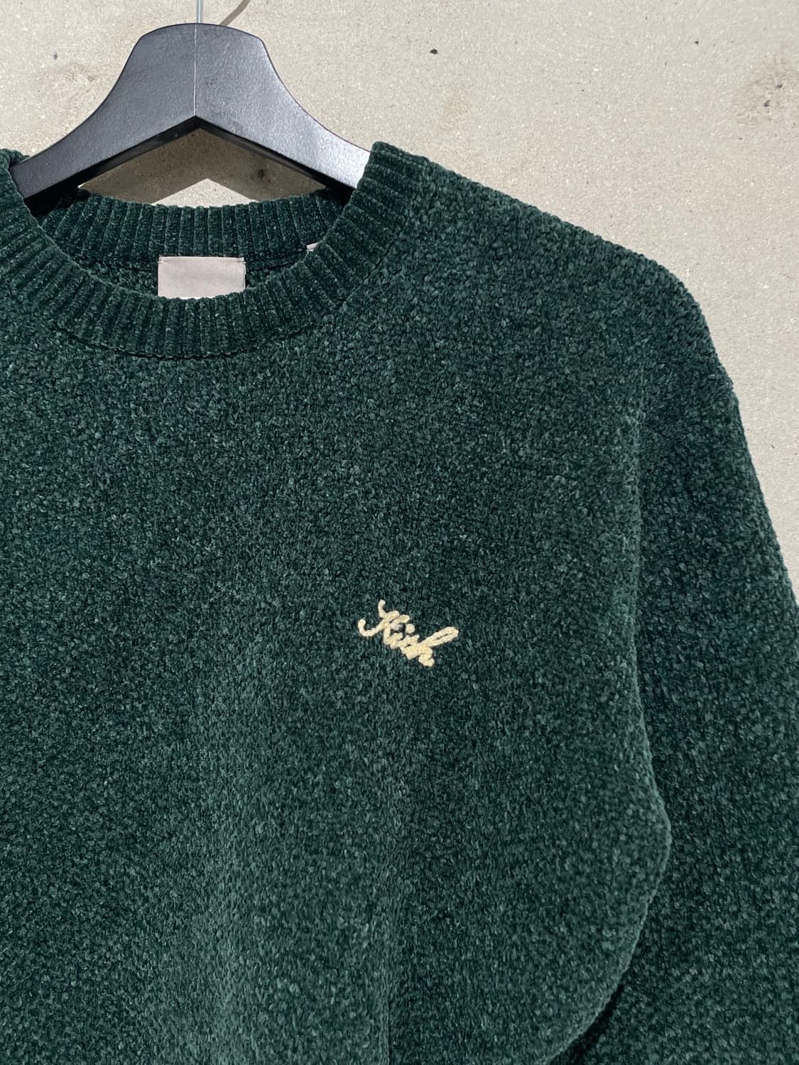 kith 그린 미카 셰닐 크롭 스웨터 상품이미지3