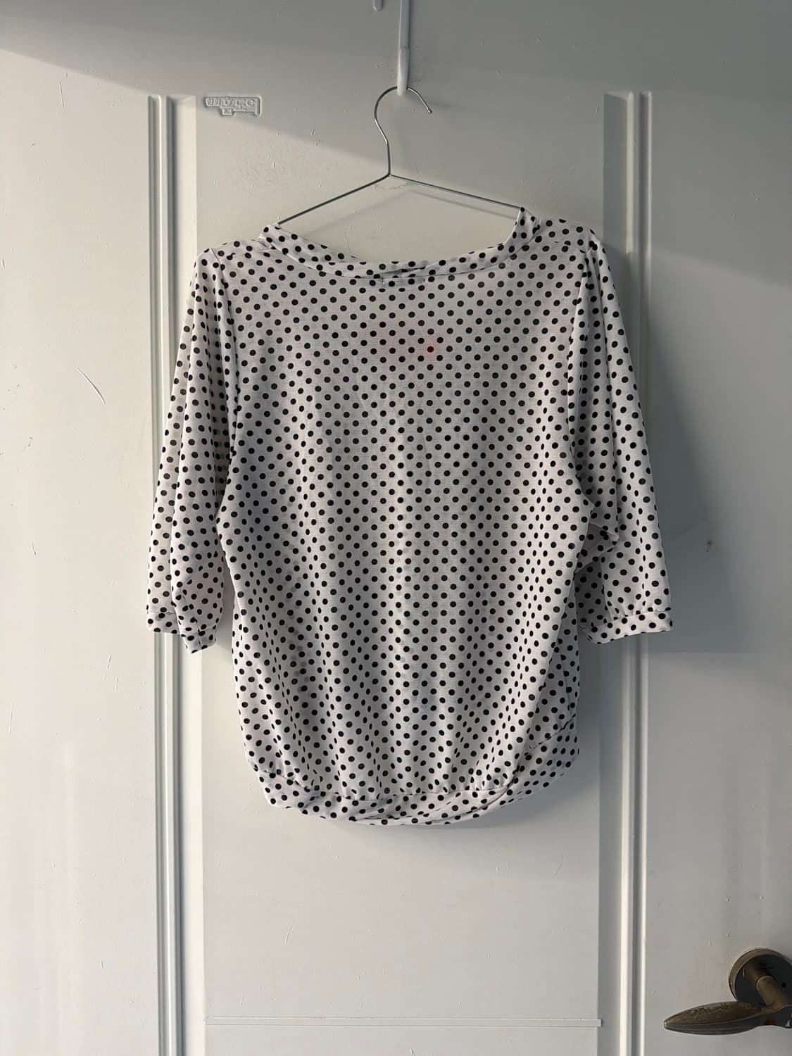 일본빈티지 도트 레이어드 블라우스 상품이미지10