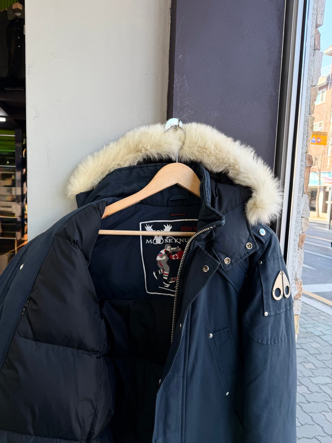 S/ 무스너클 스틸링 폭스퍼 패딩 파카 상품이미지6