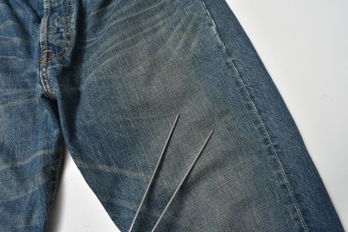 리바이스 501 패치워크 청바지 데님팬츠 32 N1162 상품이미지4