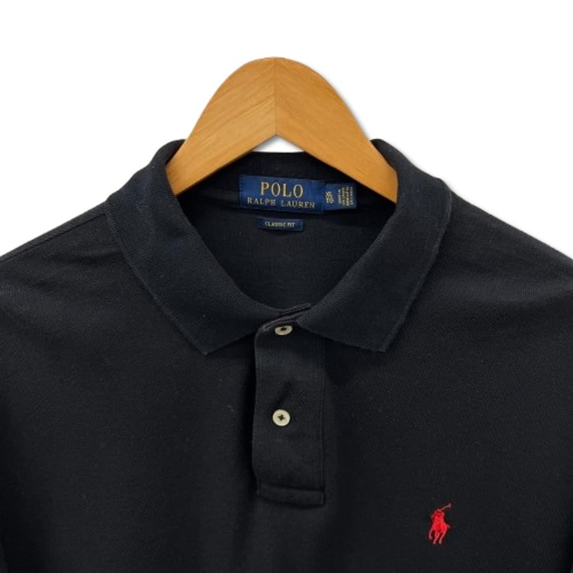 폴로 랄프로렌 클래식 핏 블랙 카라 셔츠 상품이미지5