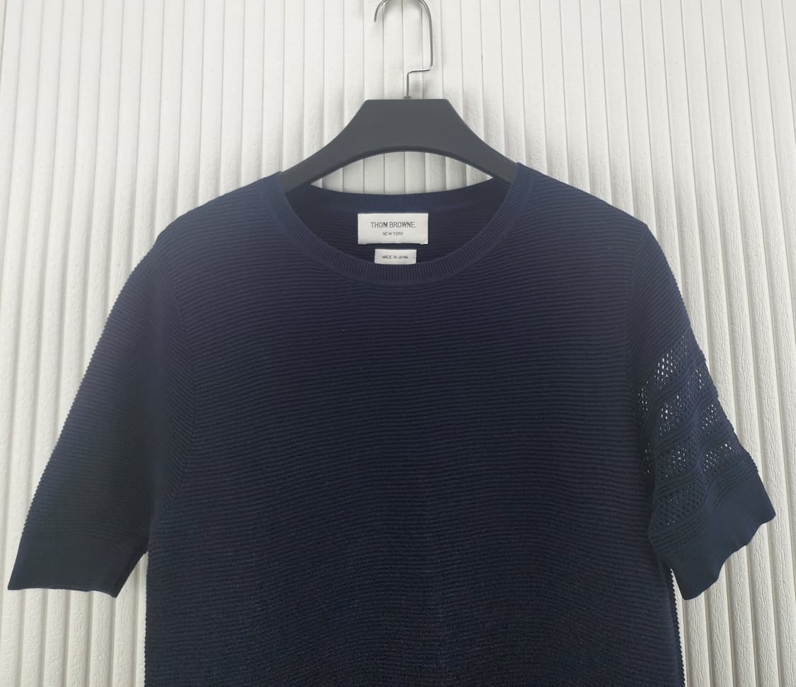 [55]톰브라운 수피마 반팔 니트 상품이미지4